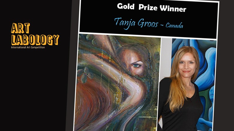Tanja Groos, Canada, is the Gold Prize Winner in an international art competition