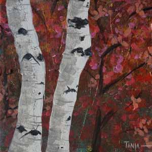 Birch 2 by artist Tanja Groos