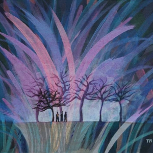 Forest Echo Day, painting by Tanja Groos