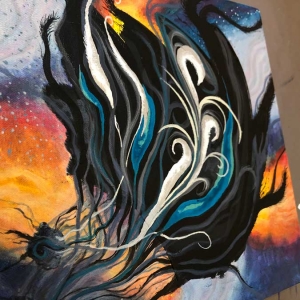 Breathing, commissioned painting by artist Tanja Groos
