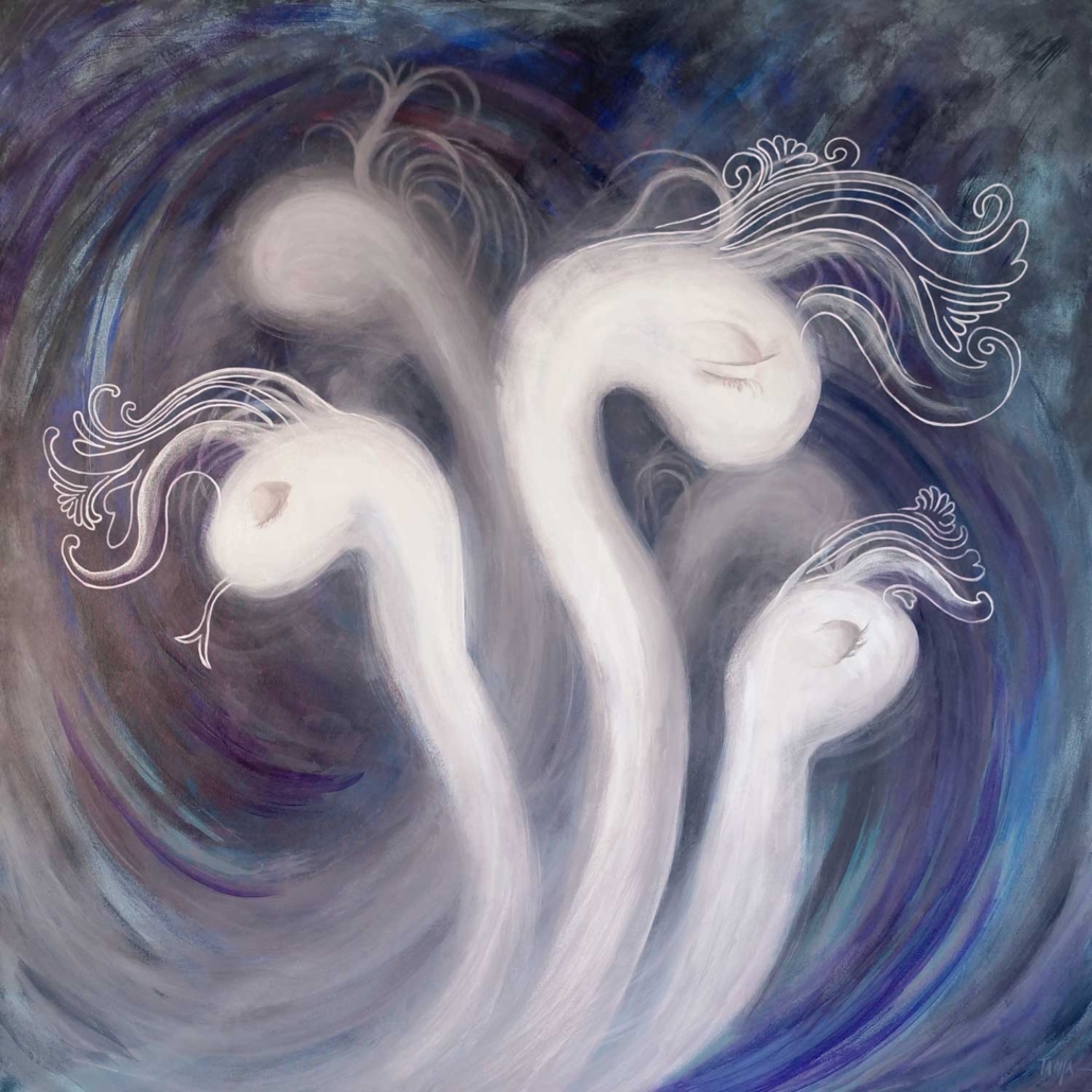 Phenomenology, an acrylic painting by Canadian artist Tanja Groos